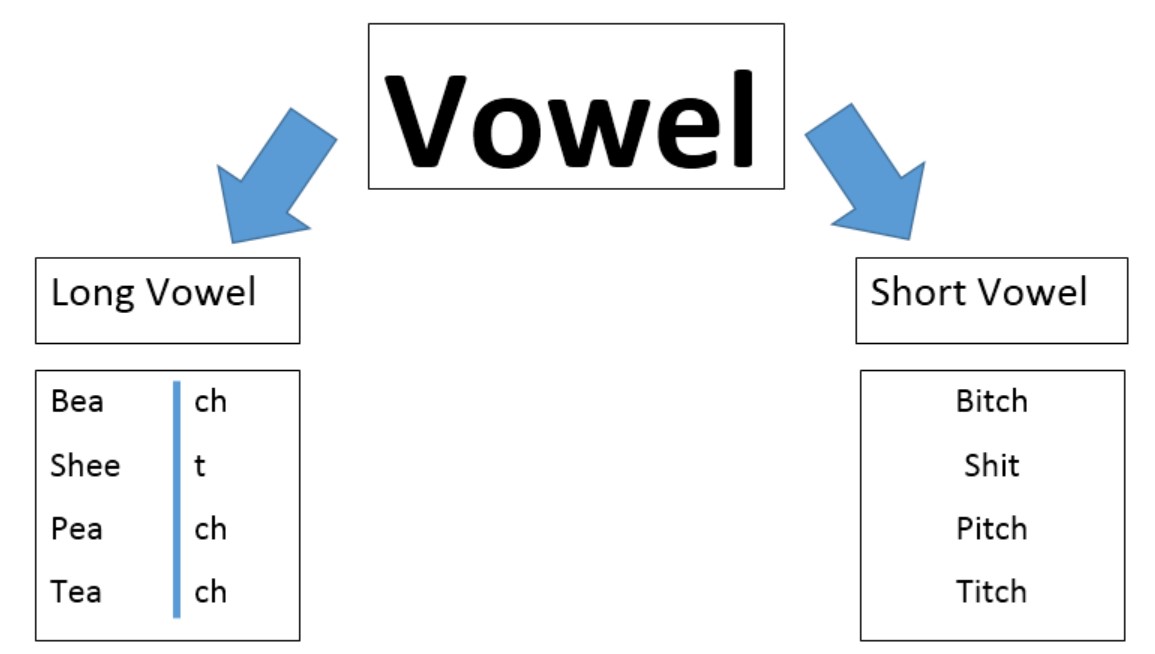 Định Nghĩa Vowel là gì? Đặt câu ví dụ về Vowel